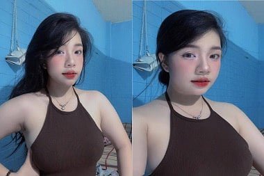 Красивая горячая девушка не может устоять в клипе