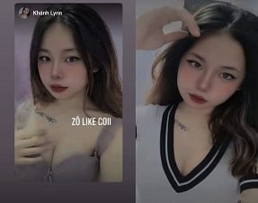 Sex Khanh Lyn демонстрирует ее мягкую внешность и жестокую позу